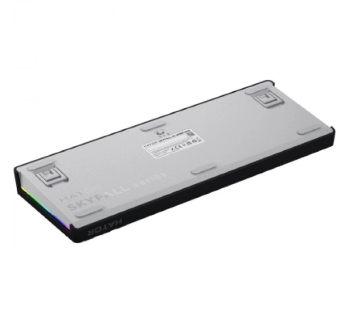 Клавіатура Hator Skyfall 65 Aurum Sterling RGB Wireless/Bluetooth/USB UA Black/White (HTK3160UA)