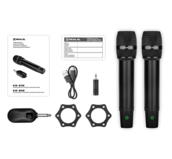 Мікрофон REAL-EL KM-850 Black (EL121900002)