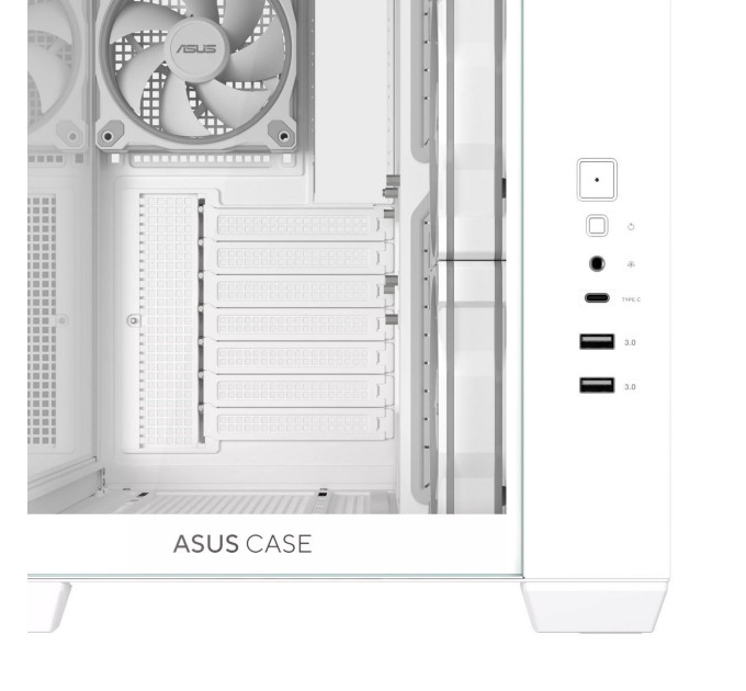 ASUS Корпус Asus A32 Plus White Tempered Glass (90DC00S3-B19000)