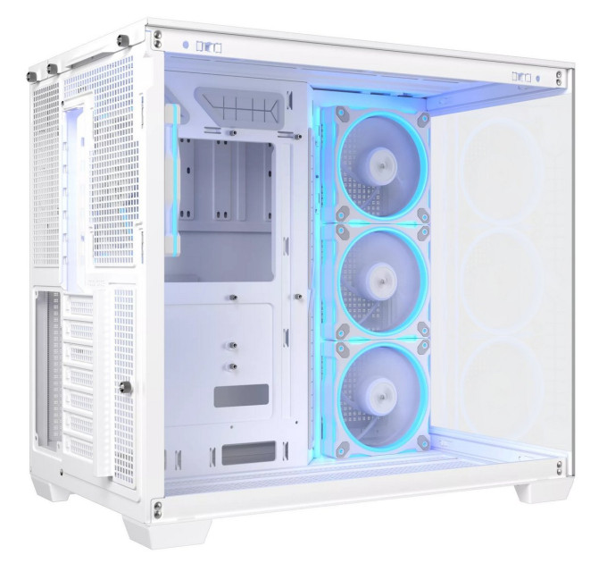 ASUS Корпус Asus A32 Plus White Tempered Glass (90DC00S3-B19000)