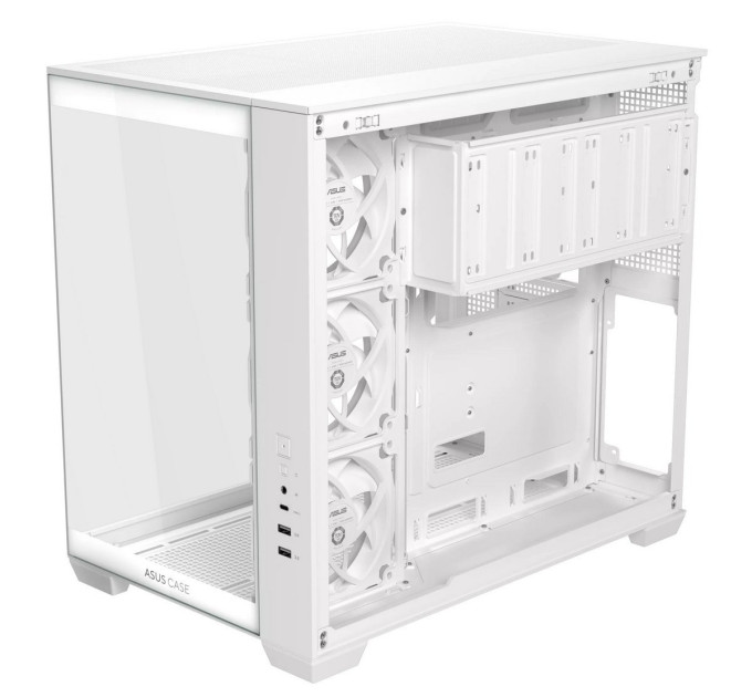 ASUS Корпус Asus A32 Plus White Tempered Glass (90DC00S3-B19000)