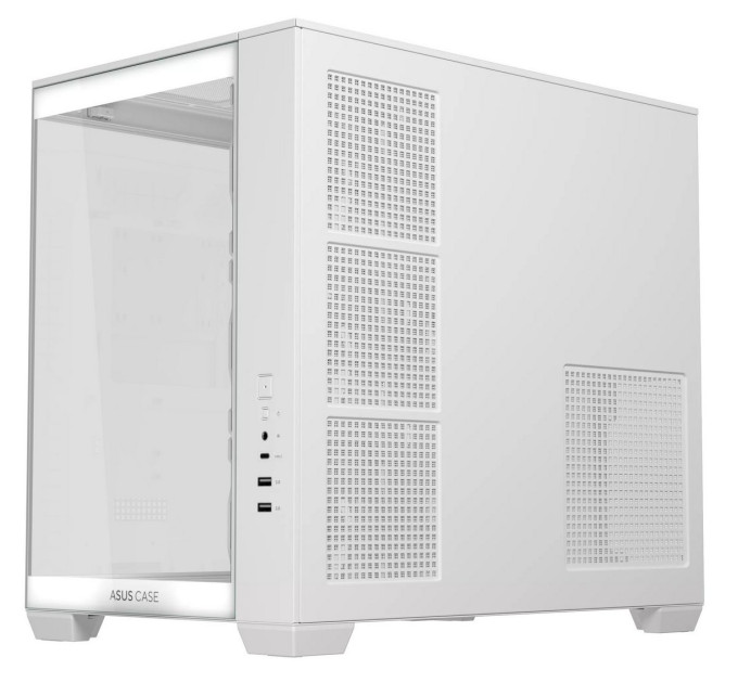 ASUS Корпус Asus A32 Plus White Tempered Glass (90DC00S3-B19000)