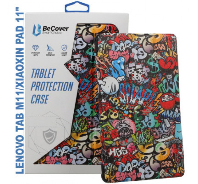 BeCover Чохол до планшета BeCover Smart Case Lenovo Tab M11 (2024) TB-TB330FU/Xiaoxin Pad 11 (2024) 11" Graffiti (710757)