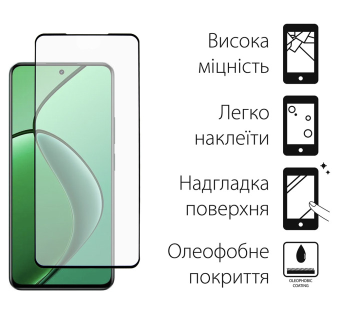Dengos Чохол до мобільного телефона Dengos Realme 12 4G/5G TPU+glass Transparent (DG-KM-173)
