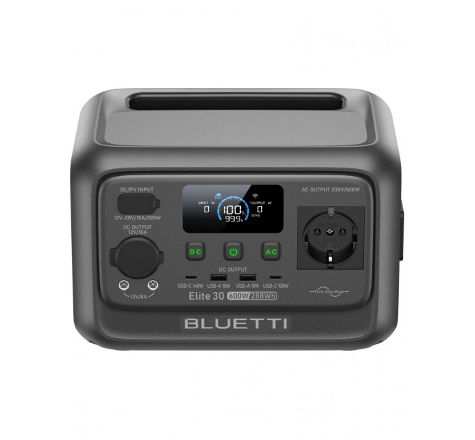 Зарядна станція Bluetti Elite 30 V2, 600W, 288Wh_OEM