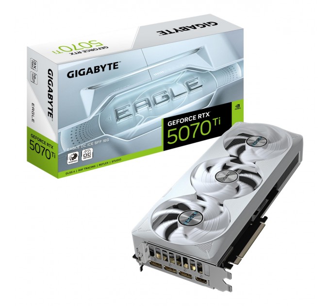 Відеокарта PCIE16 RTX5070TI 16GB N507TEAGLEOC ICE-16GD GIGABYTE