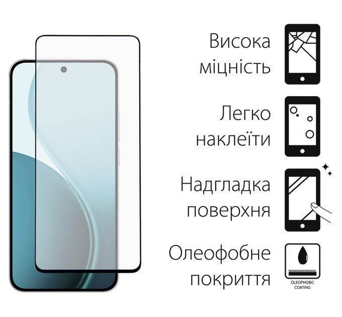 Dengos Чохол до мобільного телефона Dengos Oppo Reno14 5G Soft+glass Green (DG-KM-181)