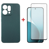 Чохол до мобільного телефона Dengos Oppo Reno14 5G Soft+glass Green (DG-KM-181)
