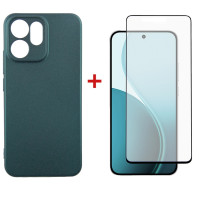 Чохол до мобільного телефона Dengos Oppo Reno14 F/FS 5G Soft+glass Green (DG-KM-182)