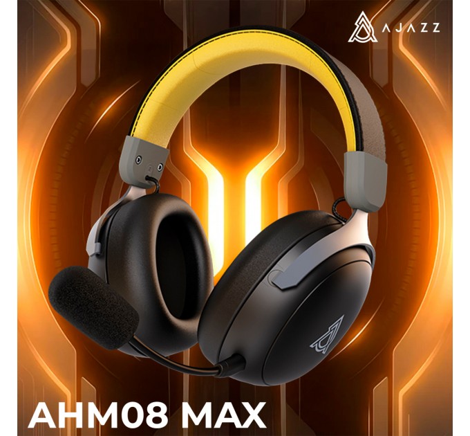 Bluetooth-гарнітура Ajazz AHM08 MAX 3-Mode Black (AHM08-MAX-BGY)