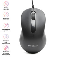 Мишка Hölmer M-01OF USB Black (M-01OF)