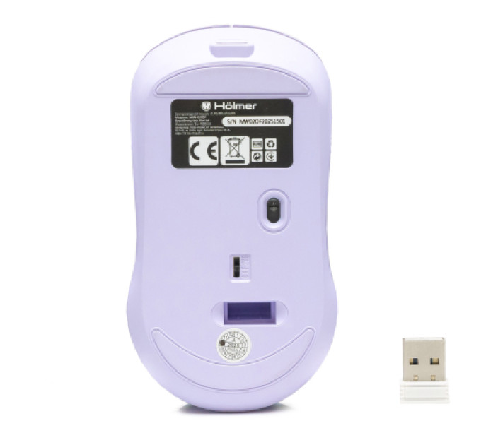 Hölmer Мишка Hölmer MW-02OF Wireless/Bluetooth Purple (MW-02OF)