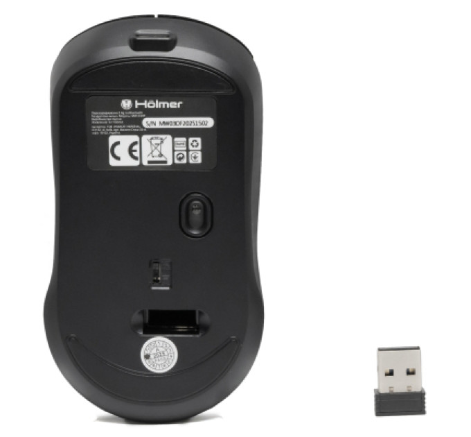 Hölmer Мишка Hölmer MW-03OF Wireless/Bluetooth Black (MW-03OF)