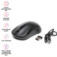 Мишка Hölmer MW-03OF Wireless/Bluetooth Black (MW-03OF)