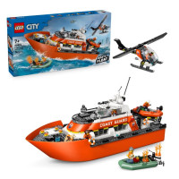 Конструктор LEGO City Рятувальний катер і гелікоптер берегової охорони (60504)