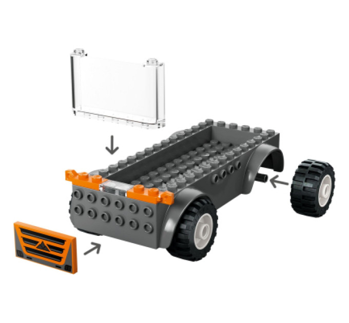 LEGO Конструктор LEGO City Транспортер мотоциклів (60491)