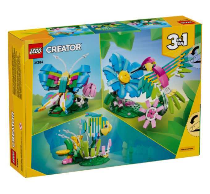 LEGO Конструктор LEGO Creator Дикі тварини: барвистий колібрі (31384)