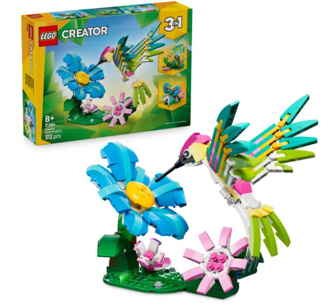 LEGO Конструктор LEGO Creator Дикі тварини: барвистий колібрі (31384)