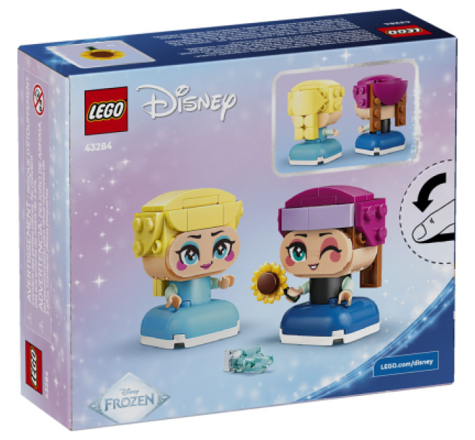 LEGO Конструктор LEGO Disney Princess Мініпринцеси Анна та Ельза (43284)