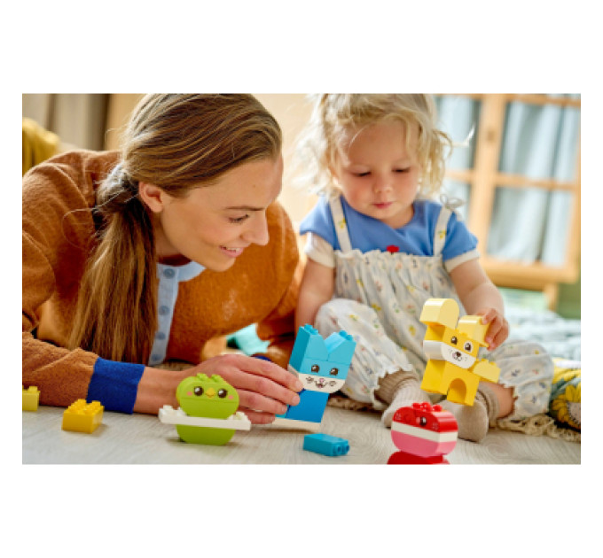 LEGO Конструктор LEGO DUPLO My First Чарівні творчі домашні улюбленці 3 в 1 (10477-)