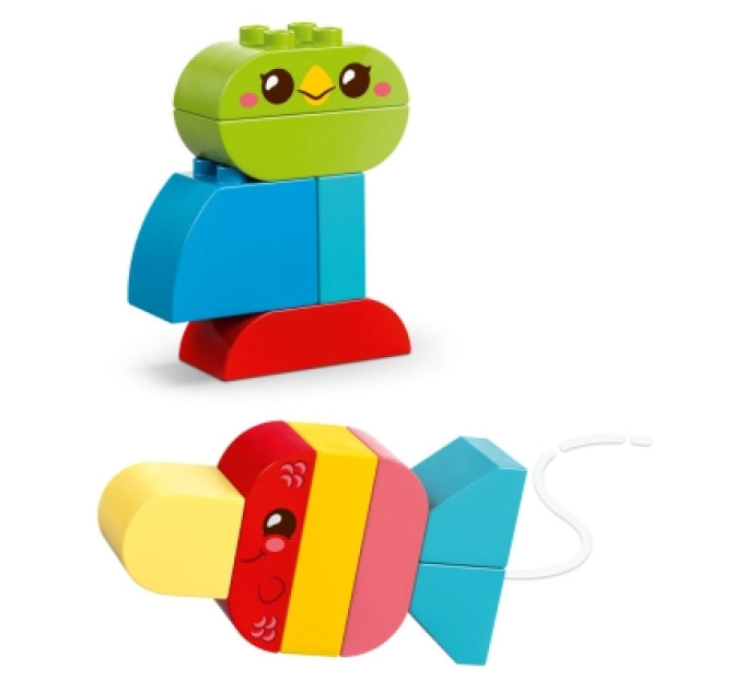 LEGO Конструктор LEGO DUPLO My First Чарівні творчі домашні улюбленці 3 в 1 (10477-)