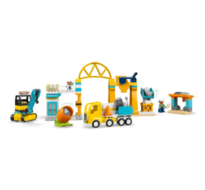 LEGO Конструктор LEGO DUPLO Town 3-в-1 Будівельний майданчик і техніка (10476)