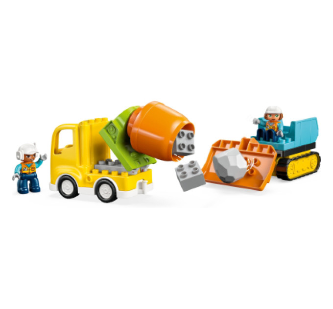 LEGO Конструктор LEGO DUPLO Town 3-в-1 Будівельний майданчик і техніка (10476)