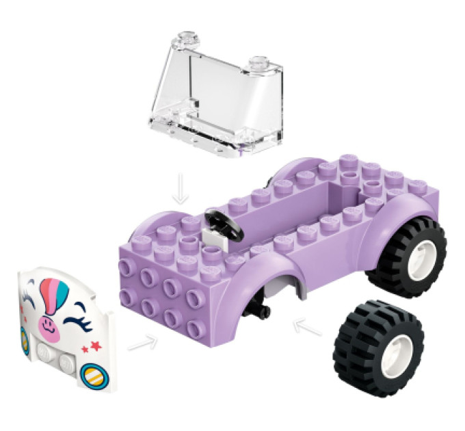 LEGO Конструктор LEGO Friends Автомобіль для доставки тортів з єдинорогами (42675)
