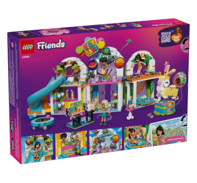 LEGO Конструктор LEGO Friends Веселий критий ігровий майданчик (42686)
