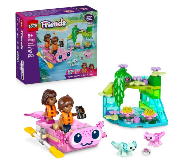LEGO Конструктор LEGO Friends Пригодницький човен «Аксолотль» (42681)
