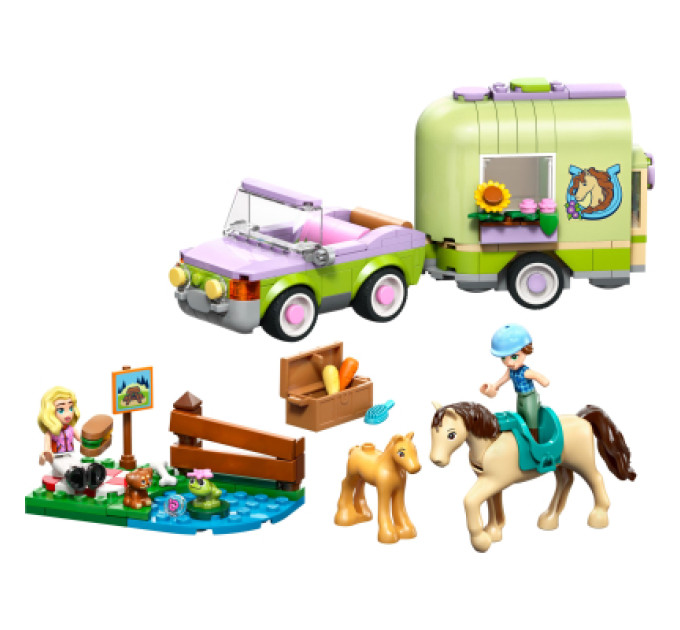 LEGO Конструктор LEGO Friends Причіп для коня й лошати (42695)