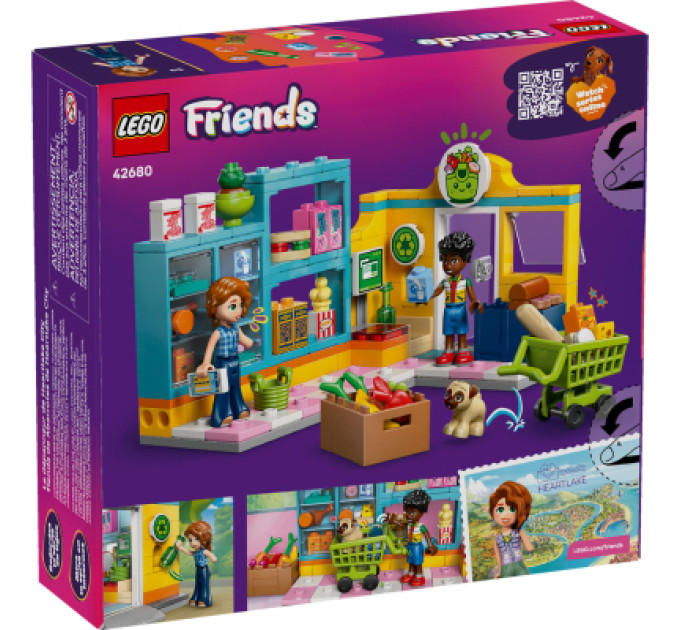 LEGO Конструктор LEGO Friends Цілодобовий магазин у Хартлейк-Сіті (42680)