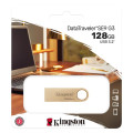 Kingston USB флеш накопичувач Kingston 128GB DataTraveler SE9 G3 Gold USB 3.2 (DTSE9G3/128GB)