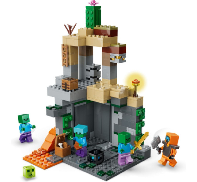 LEGO Конструктор LEGO Minecraft Підземелля зомбі (21587)