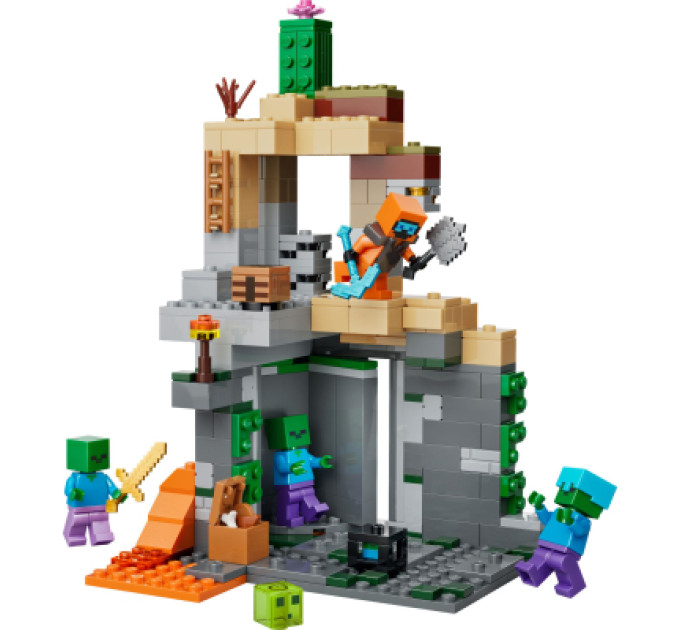 LEGO Конструктор LEGO Minecraft Підземелля зомбі (21587)
