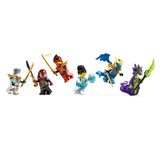 LEGO Конструктор LEGO Ninjago Автомобільна битва ніндзя біля будинку на дереві (71857)