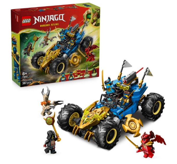 LEGO Конструктор LEGO Ninjago Автомобіль-трансформер Джея (71856)
