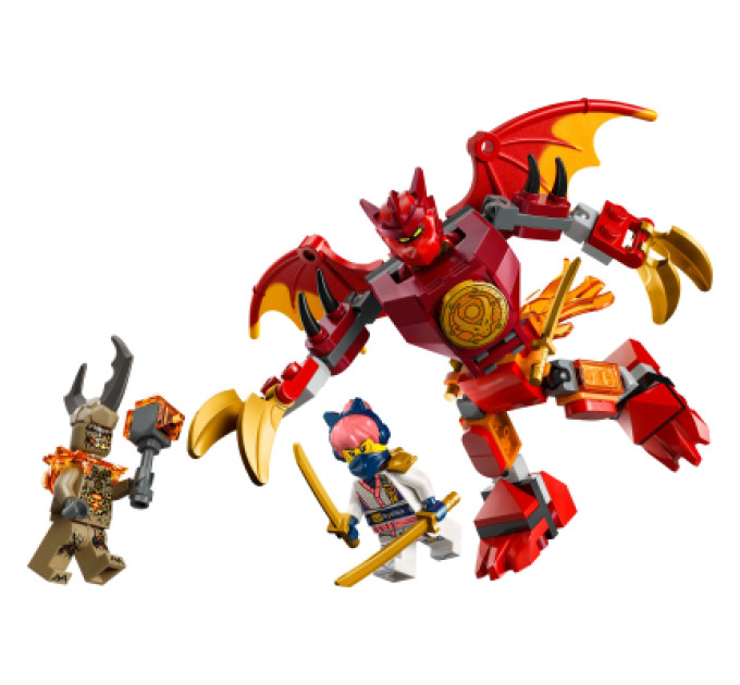 LEGO Конструктор LEGO Ninjago Бойовий набір робота Дракона Кая (71851)