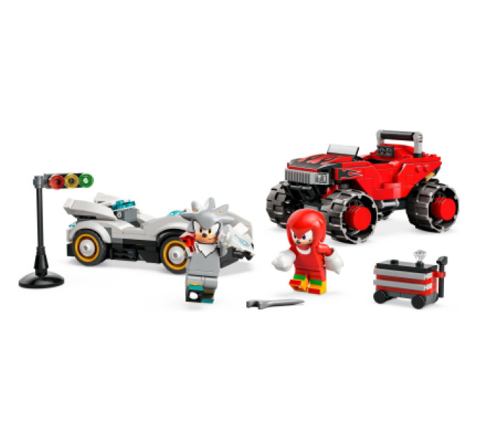 LEGO Конструктор LEGO Sonic Автомобіль Сільвера vs. монстр вантажівки Наклза (77118)