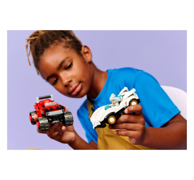 LEGO Конструктор LEGO Sonic Автомобіль Сільвера vs. монстр вантажівки Наклза (77118)