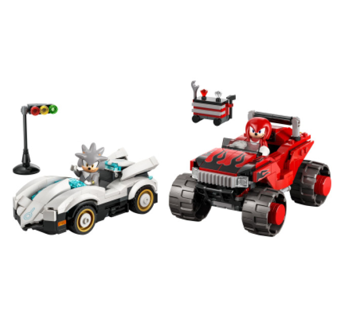 LEGO Конструктор LEGO Sonic Автомобіль Сільвера vs. монстр вантажівки Наклза (77118)