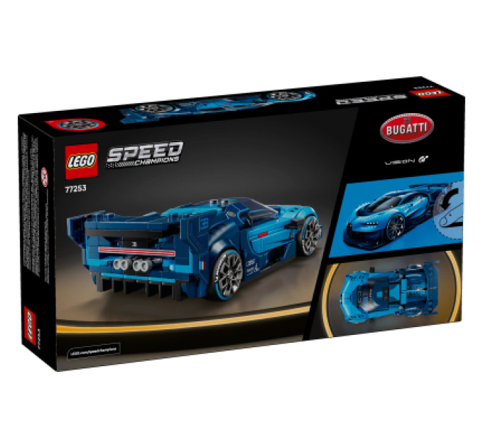 LEGO Конструктор LEGO Speed Champions Спортивний автомобіль Bugatti Vision GT Hyper (77253)