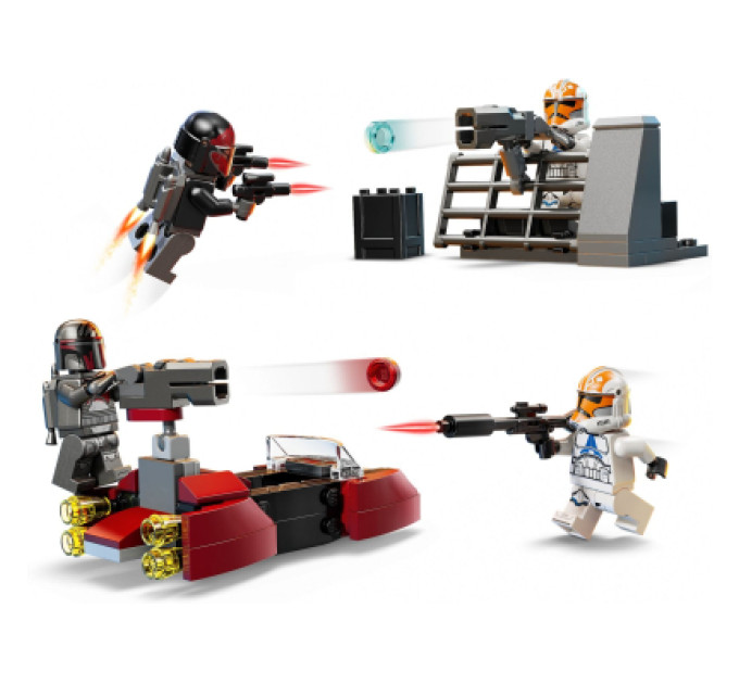 LEGO Конструктор LEGO Star Wars Бойовий комплект «Облога Мандалора» (75449)