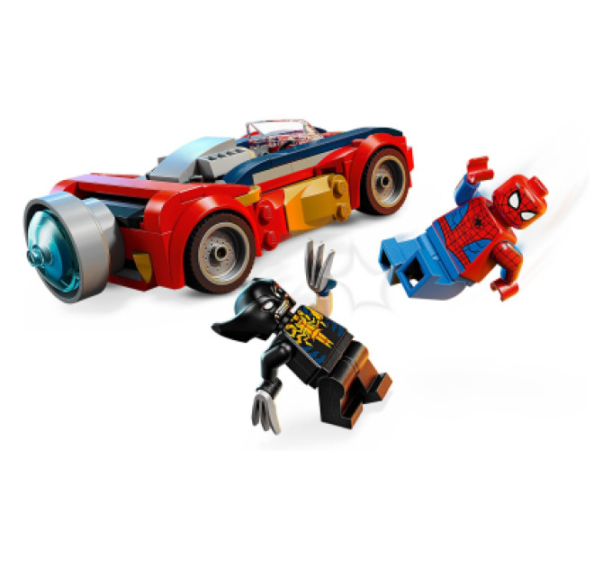 LEGO Конструктор LEGO Super Heroes Автомобіль Людини-павука vs. Отруєний Росомаха (76336)