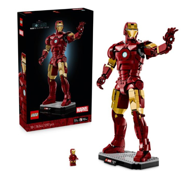 LEGO Конструктор LEGO Super Heroes Залізна Людина в броні Mark 3. Колекційний набір (76344)