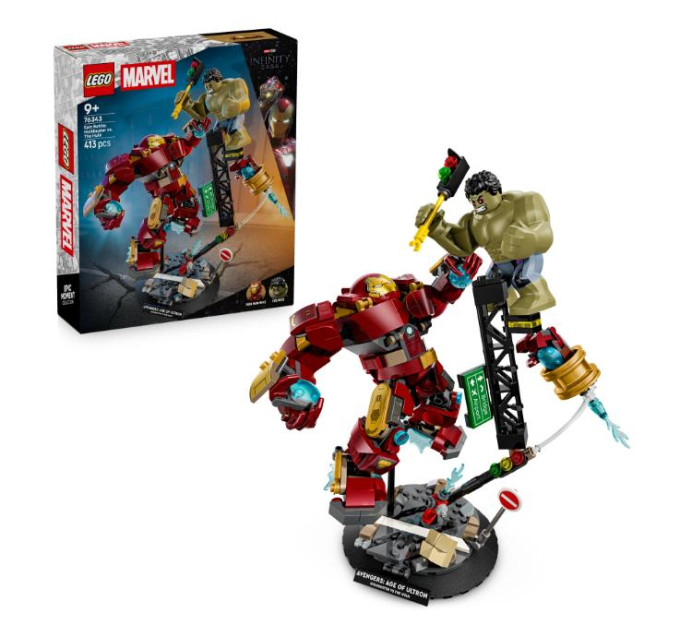 LEGO Конструктор LEGO Super Heroes Легендарна битва: Халкбастер vs. Халк (76343)