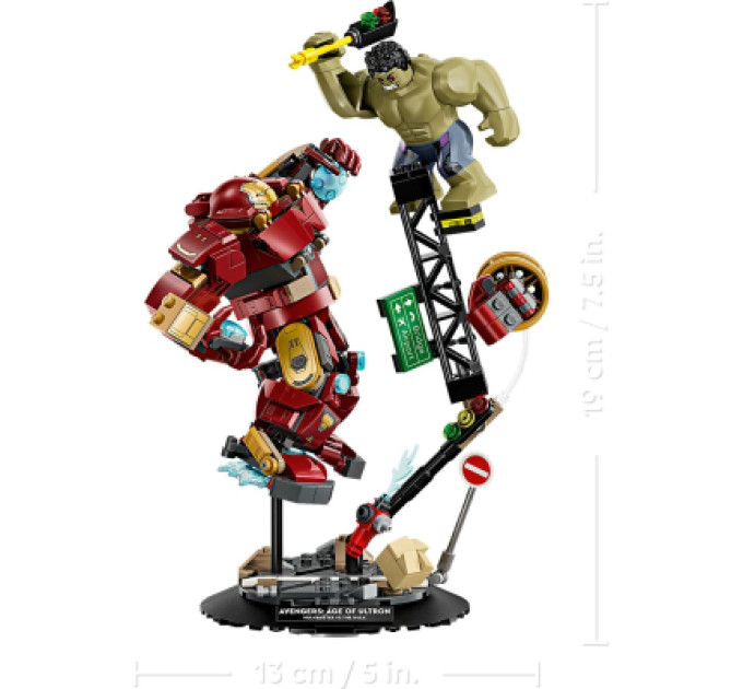 LEGO Конструктор LEGO Super Heroes Легендарна битва: Халкбастер vs. Халк (76343)