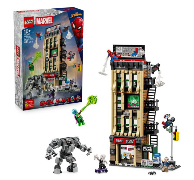 LEGO Конструктор LEGO Super Heroes Людина-павук проти Містеріо: Дейлі Б'юґл (76342)