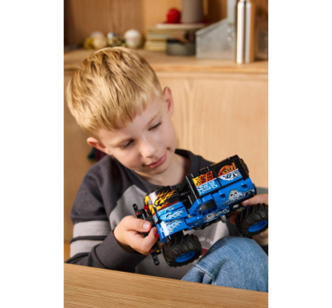 LEGO Конструктор LEGO Technic Monster Jam Grave Digger Вогонь і лід (42219)