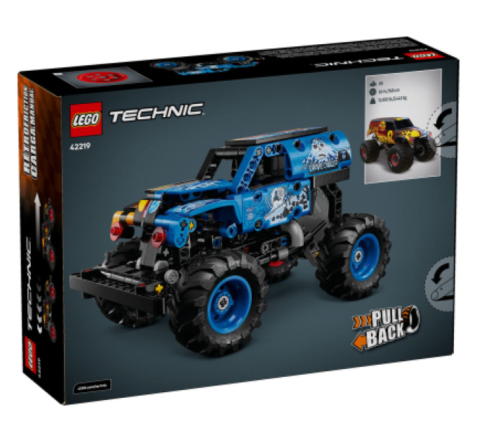 LEGO Конструктор LEGO Technic Monster Jam Grave Digger Вогонь і лід (42219)